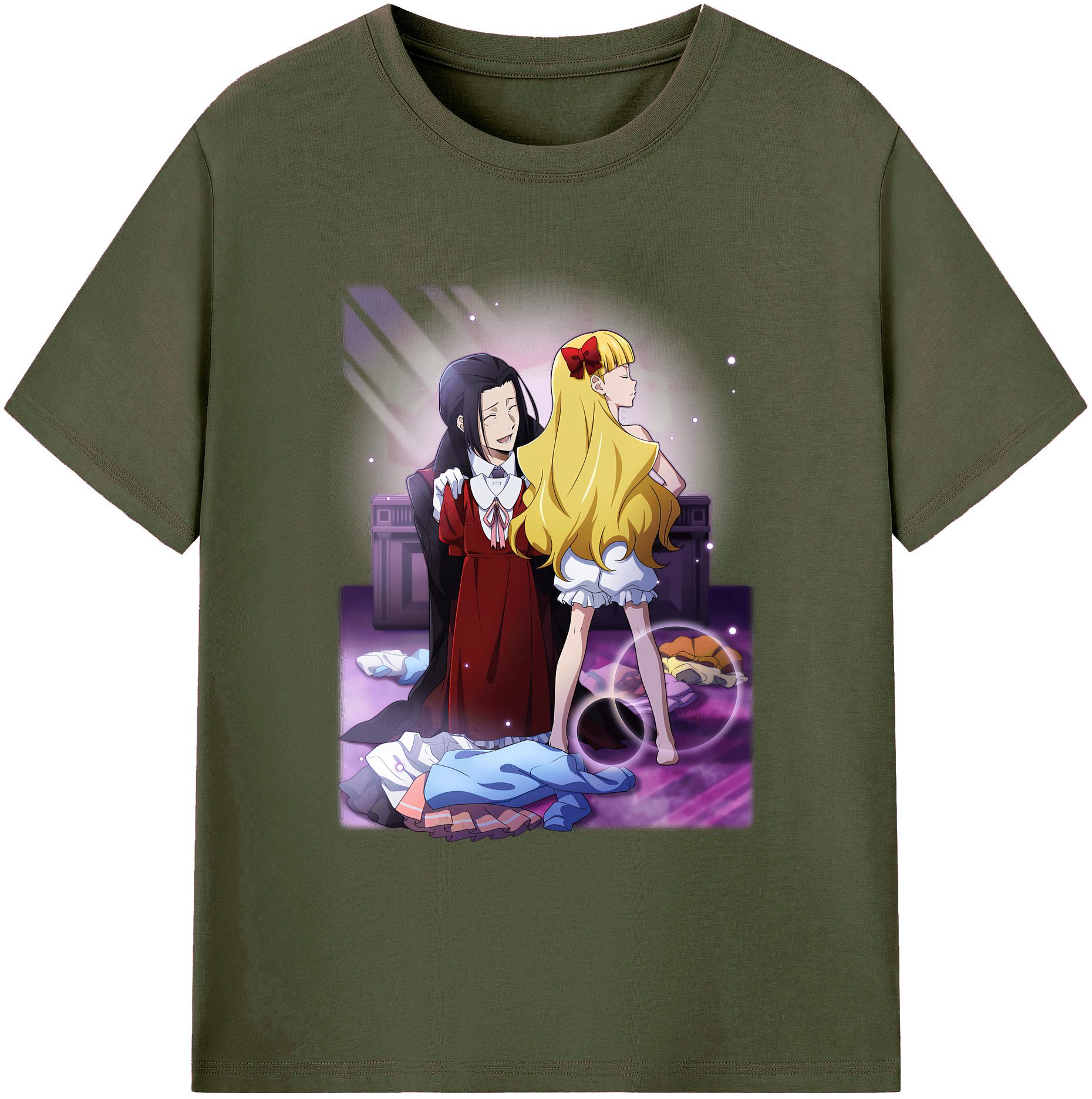 （画像用） 文豪ストレイドッグス Bungo Stray Dogs 綿100％ メンズ半袖Tシャツ｜肌触りやわらか＆通気性